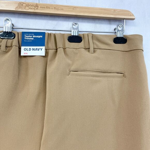 Old Navy Taylor Straight Trouser Womens XXLarge Minimalist Neutral Clean Girl - Picture 8 of 14